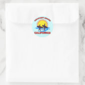 NEWPORT BEACH CALIFORNIA RONDE STICKER (Tas)