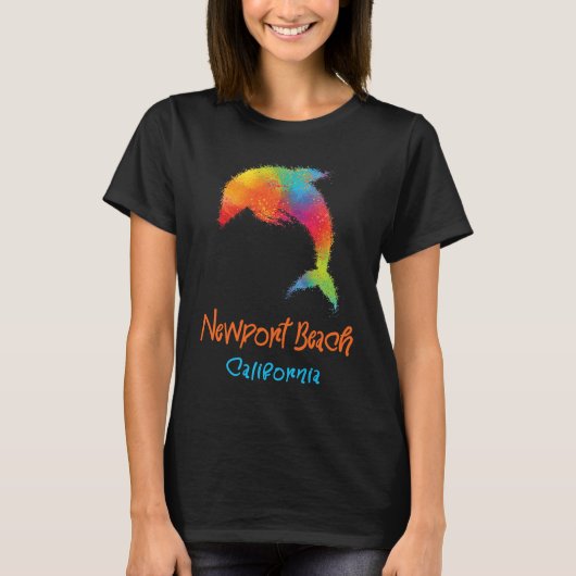Newport Beach  California  Souvenir T-shirt (Voorkant)