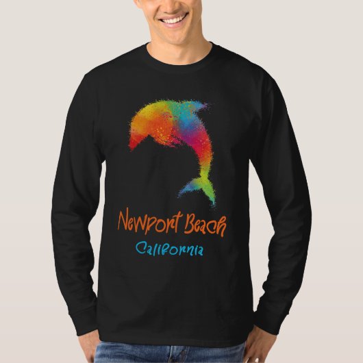 Newport Beach California Souvenir T-shirt (Voorkant)