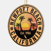 Newport Beach California  Souvenirs Keramisch Ornament (Links)