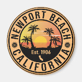 Newport Beach California  Souvenirs Magneet (Voorkant)