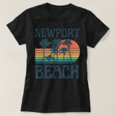 Newport Beach California Summer Vacation  T-shirt (Design voorkant)