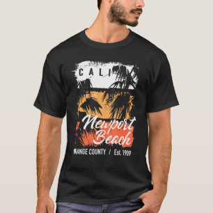 Newport Beach California Surf Cali Surfen T-shirt