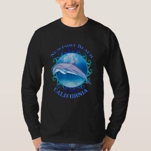 Newport Beach California Vacation Souvenir Dolphin T-shirt