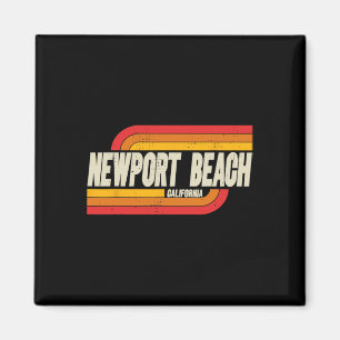 Newport Beach Californië Ca Stad Vintage  Magneet