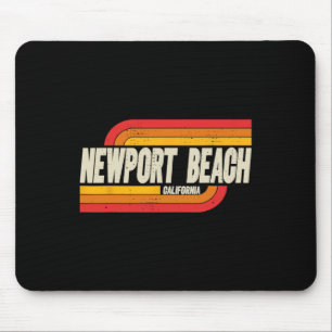 Newport Beach Californië Ca Stad Vintage Muismat
