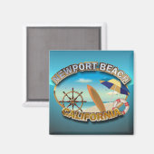 Newport Beach, Californië Magneet (Voorkant / Achterkant)