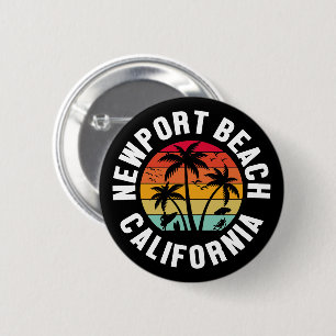 Newport Beach, Californië Ronde Button 5,7 Cm