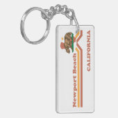  Newport Beach Californië Sleutelhanger (Voorkant Links)