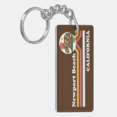  Newport Beach Californië Sleutelhanger (Voorkant Links)
