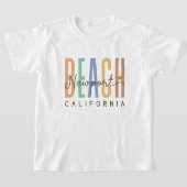 Newport Beach, Californië (zand) T-shirt (Laagn)