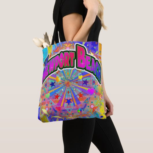 Newport Beach Cosmic Unity Canvas tas (Dichtbij)