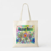 Newport Beach Deep Dream Canvas tas (Achterkant)