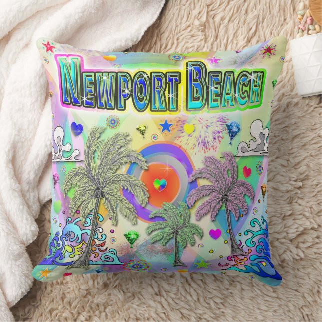Newport Beach Deep Dream Pillow Kussen (Deken)