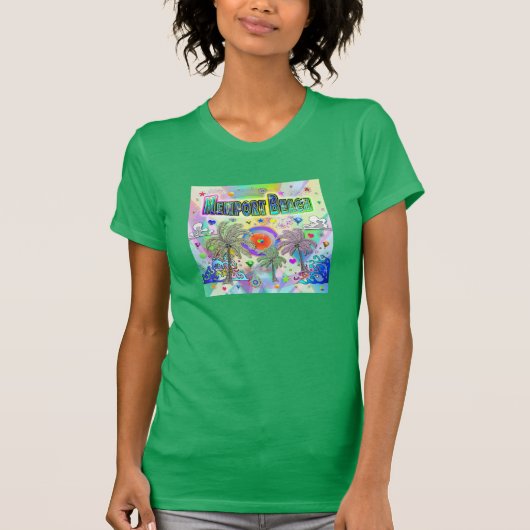 Newport Beach Deep Dream T-Shirt (Voorkant)