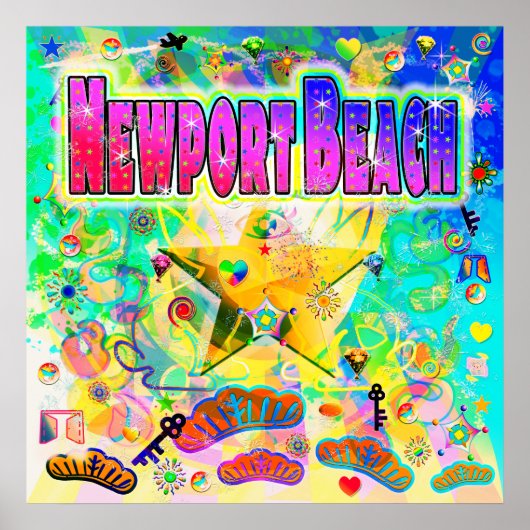 Newport Beach Epoch uur Poster (Voorkant)