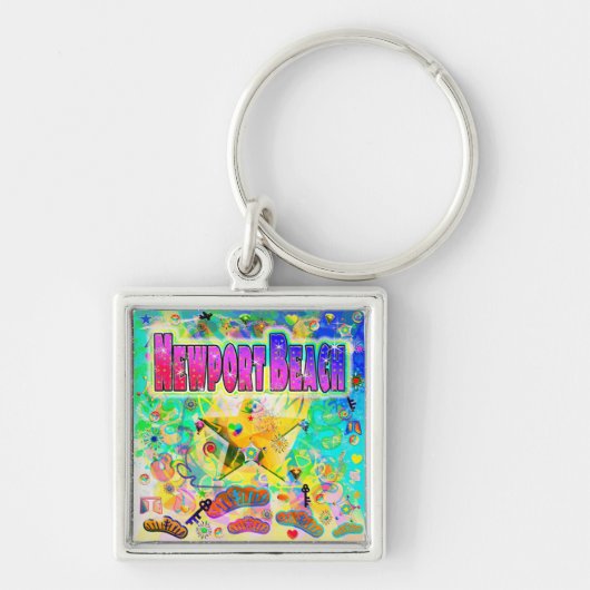 Newport Beach Epoch uur Sleutelhanger (Voorkant)