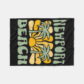 Newport Beach Fleece Deken (Voorkant (Horizontaal))