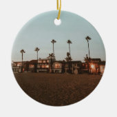 Newport Beach Keramisch Ornament (Voorkant)