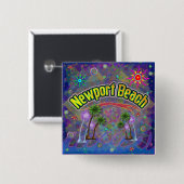 Newport Beach Noble Voyage Button (Voorkant /achterkant)