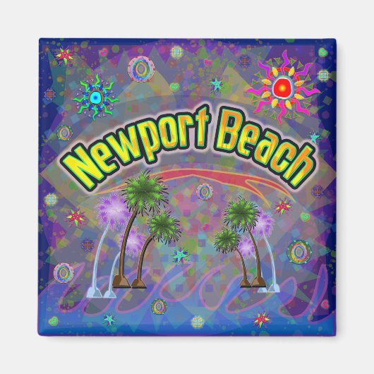 Newport Beach Noble Voyage Magnet (Voorkant)