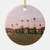 Newport Beach Pastel Sunset Keramisch Ornament (Voorkant)