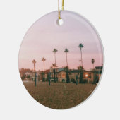 Newport Beach Pastel Sunset Keramisch Ornament (Links)