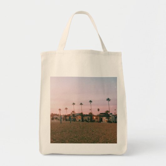 Newport Beach Pastel Sunset Tote Bag (Voorkant)