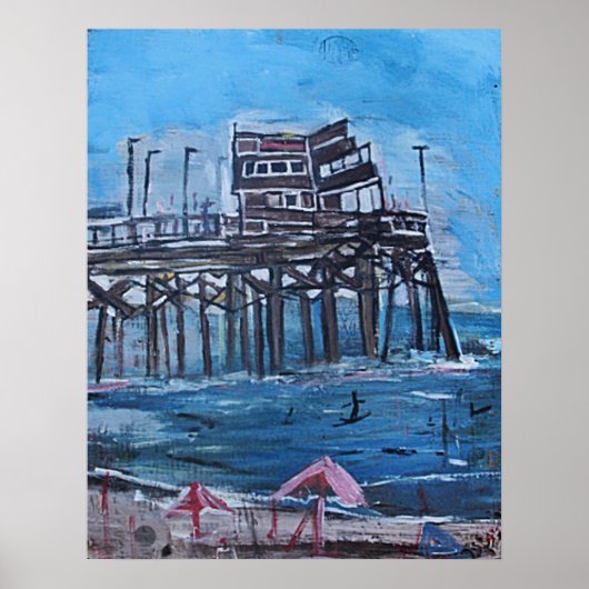 NEWPORT BEACH PIER POSTER (Voorkant)