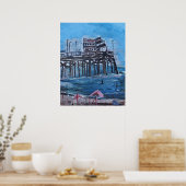 NEWPORT BEACH PIER POSTER (Keuken)