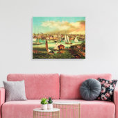Newport Beach, Rhode Island (1876) Canvas Afdruk (Insitu (Woonkamer))