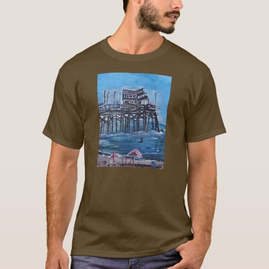 NEWPORT BEACH STEIGER T-SHIRT (Voorkant)
