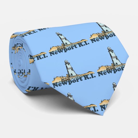 Newport Beach. Stropdas (Opgerold)