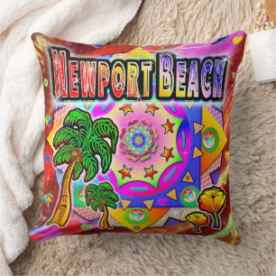 Newport Beach Tropical Friends Pillow Kussen