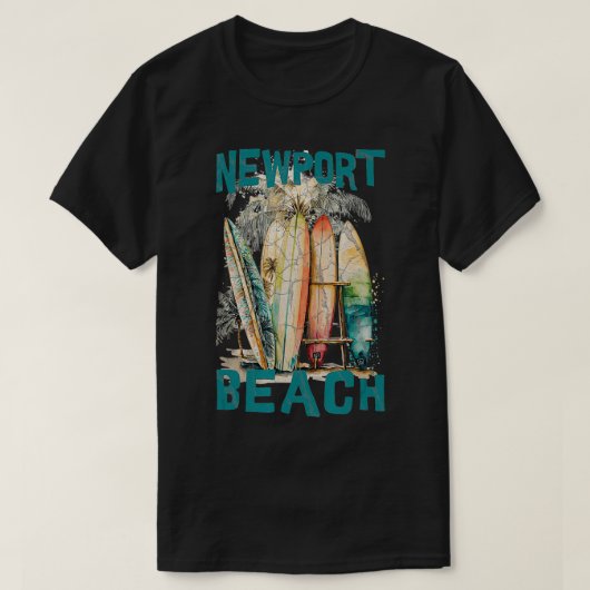 Newport Beach TShirt (Design voorkant)