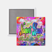 Newport Beach Vista Express Magnet (Voorkant / Achterkant)