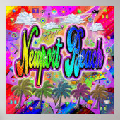 Newport Beach Vista Express-Poster Poster (Voorkant)
