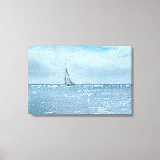Newport Beach Zeilen Canvas Afdruk (Voorkant)
