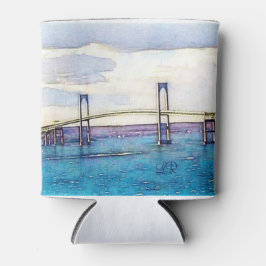 Newport Bridge monogram koelbox met Blikjeskoeler