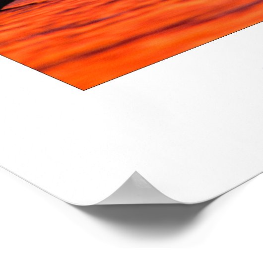 Newport Bridge op Sunset Poster (Hoek)