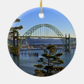 Newport Bridge over Yaquina Bay Keramisch Ornament (Achterkant)