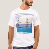Newport Bridge Rhode Island Tshirt (Voorkant)