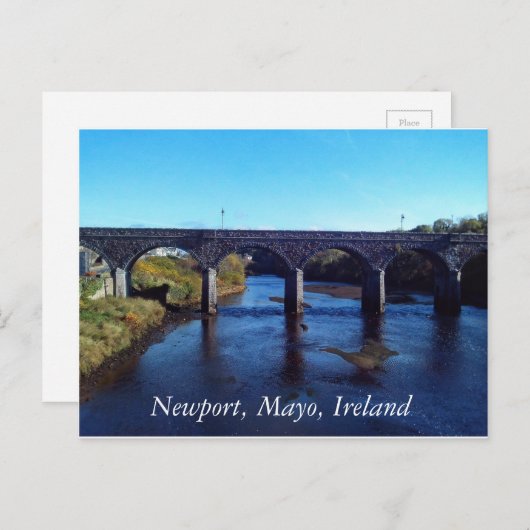 Newport, Co Mayo Briefkaart (Voorkant / Achterkant)