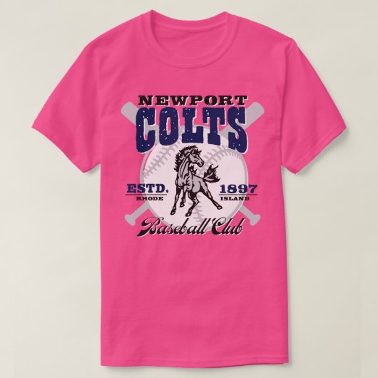 Newport Colts Honkbal T-shirt (Design voorkant)