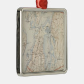 Newport County, Rhode Island Metalen Ornament (Rechts)