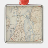 Newport County, Rhode Island Metalen Ornament (Voorkant)