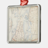 Newport County, Rhode Island Metalen Ornament (Links)