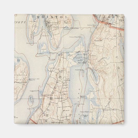 Newport County, Rhode Magneet (Voorkant)