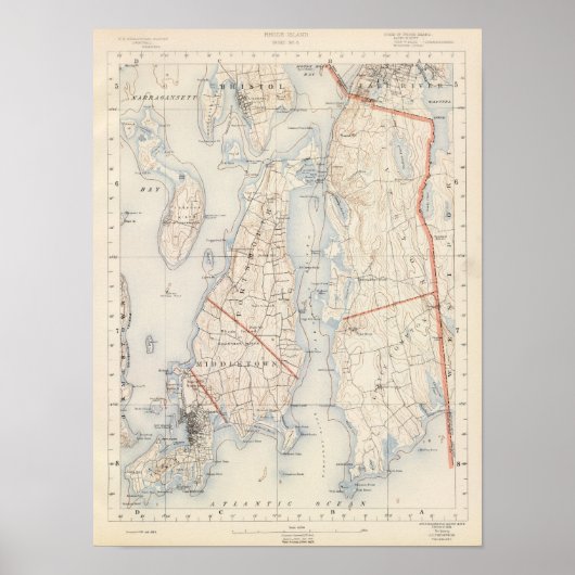 Newport County, Rhode Poster (Voorkant)