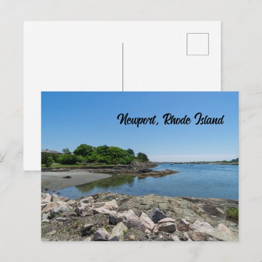 Newport, de kust van Rhode Island Briefkaart (Voorkant / Achterkant)